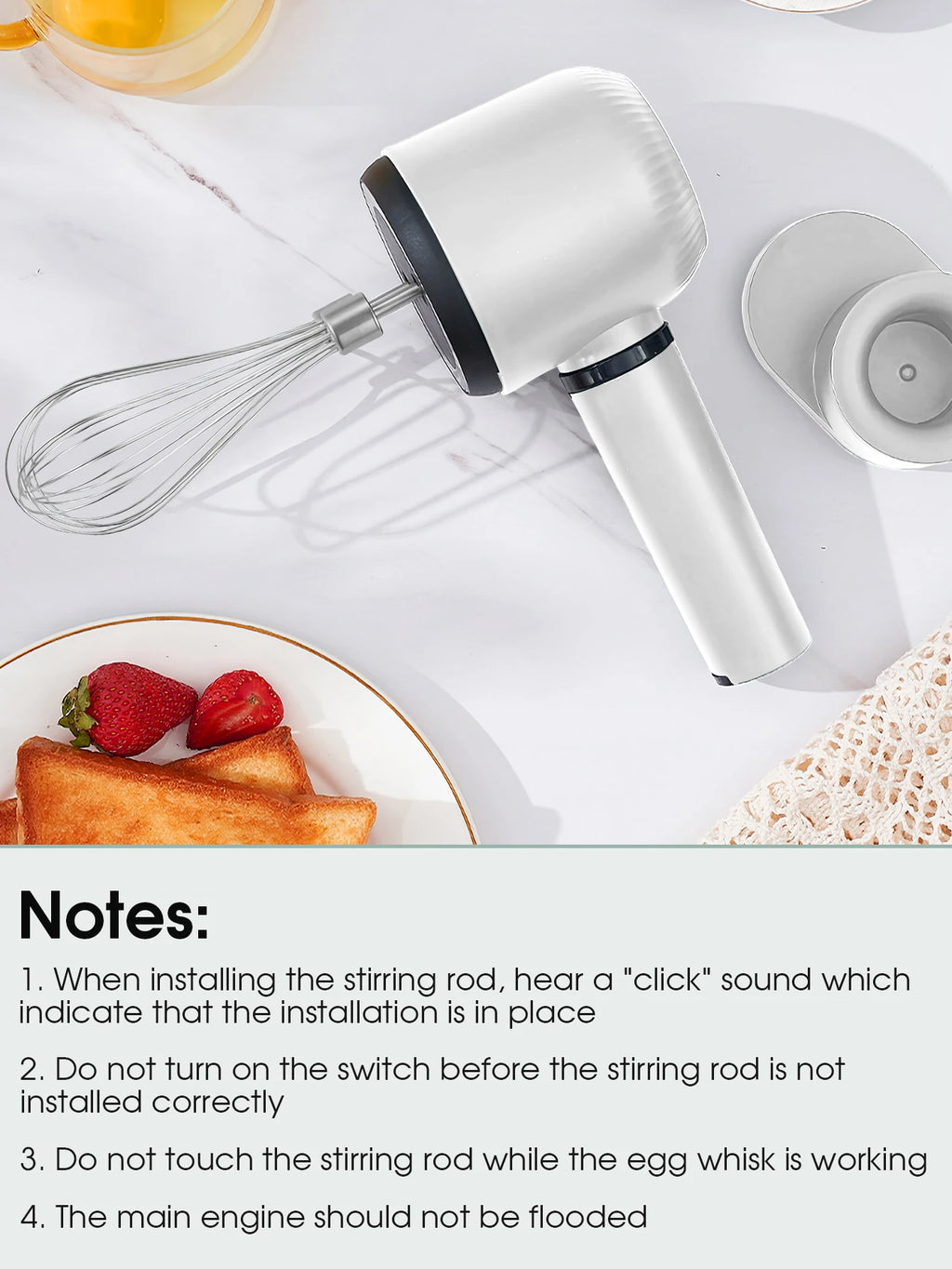 Portable Blender Mixer Kitchen Tools Hand Mixer Electric Food processors set milk frother Egg Beater Cake Baking kneading mixer